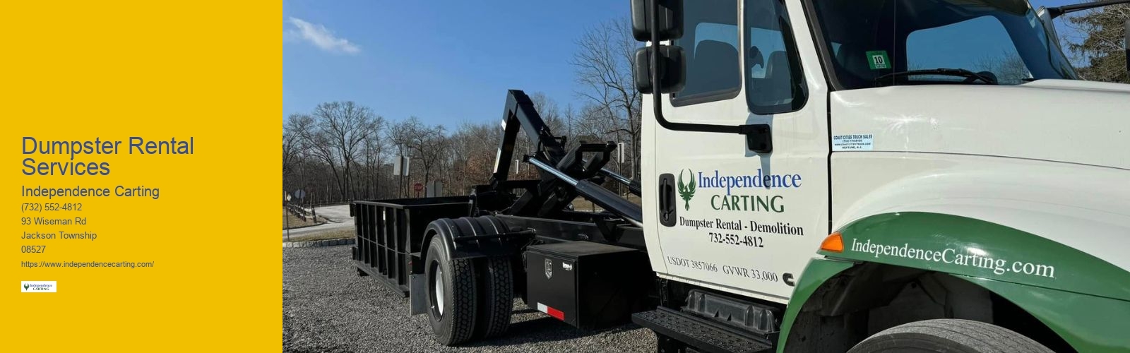 Dumpster Rental Services