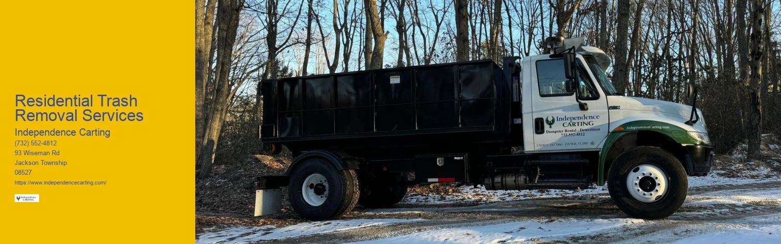 Residential Trash Removal Services